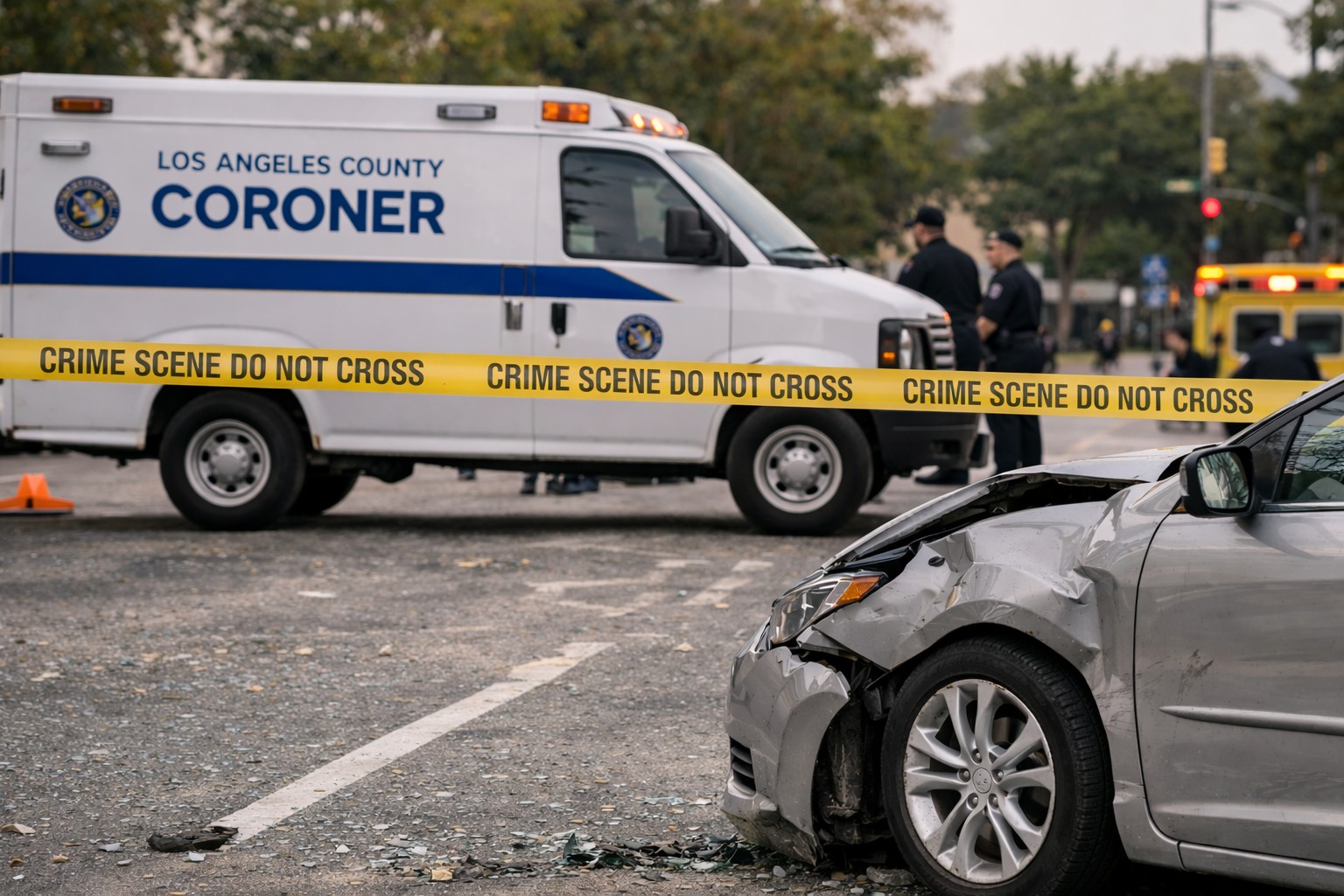 Family seeking support after a loss